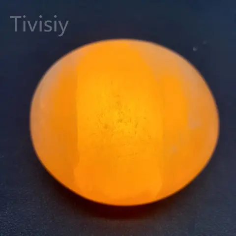 Round Orange Crystal Accessories